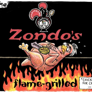 Zondos flame-grilled by Zapiro