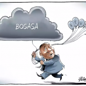 Business Day Editorial Cartoons by Brandan Reynolds Bosasa Clouds New Dawn